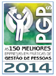PGP - As 150 melhores empresas empresas em práticas de gestão de pessoas - 2014
